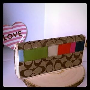 Coach Multi Colored Wallet